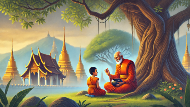 หลวงพ่อกับเณรน้อย
